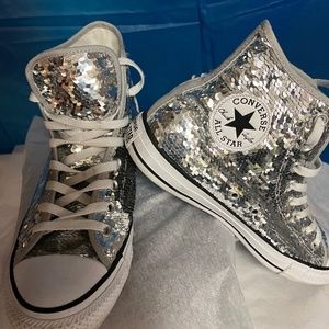 Silver Bell High top All-Star Converse